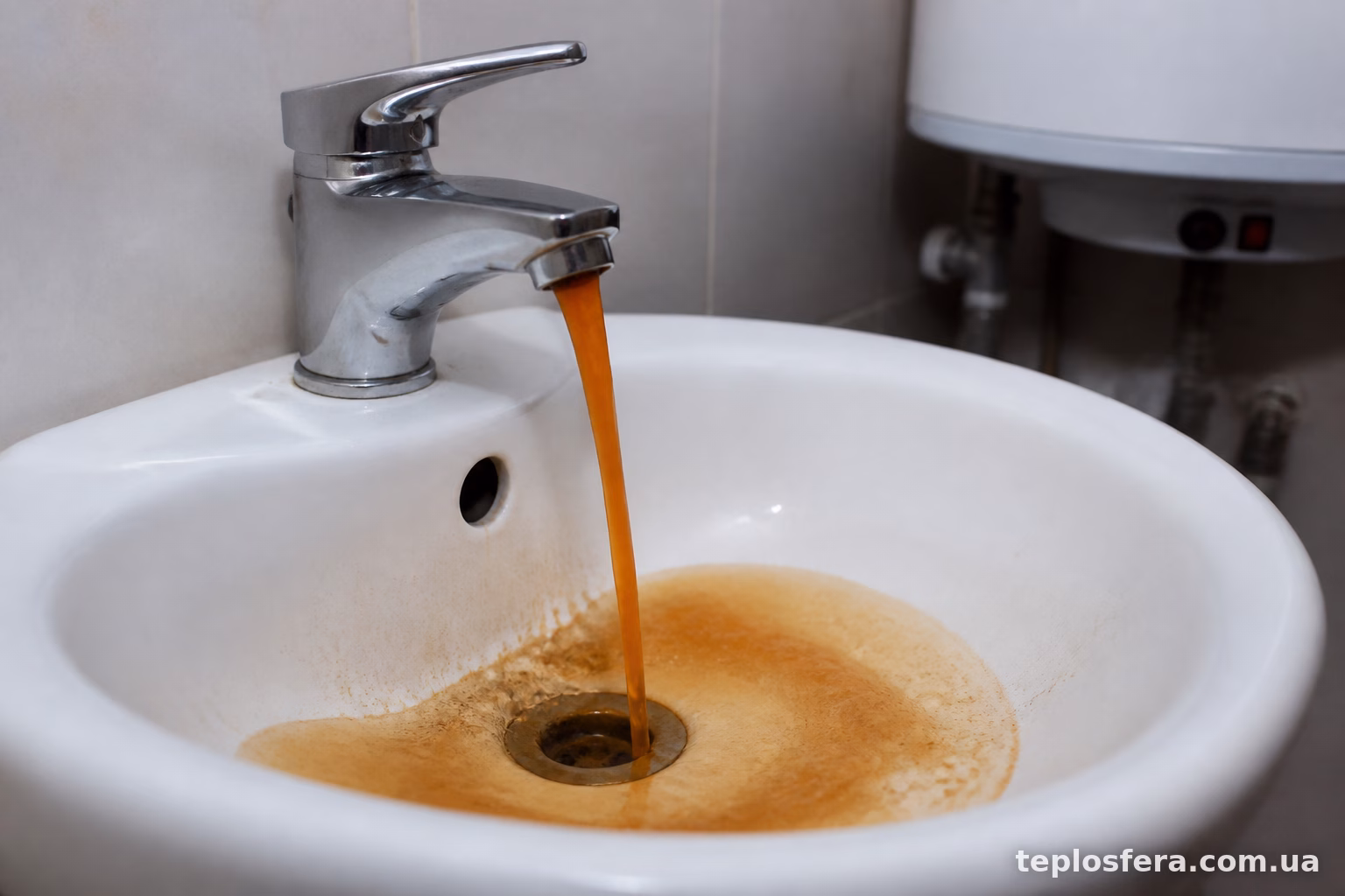 Чому з крана після бойлера тече іржава вода