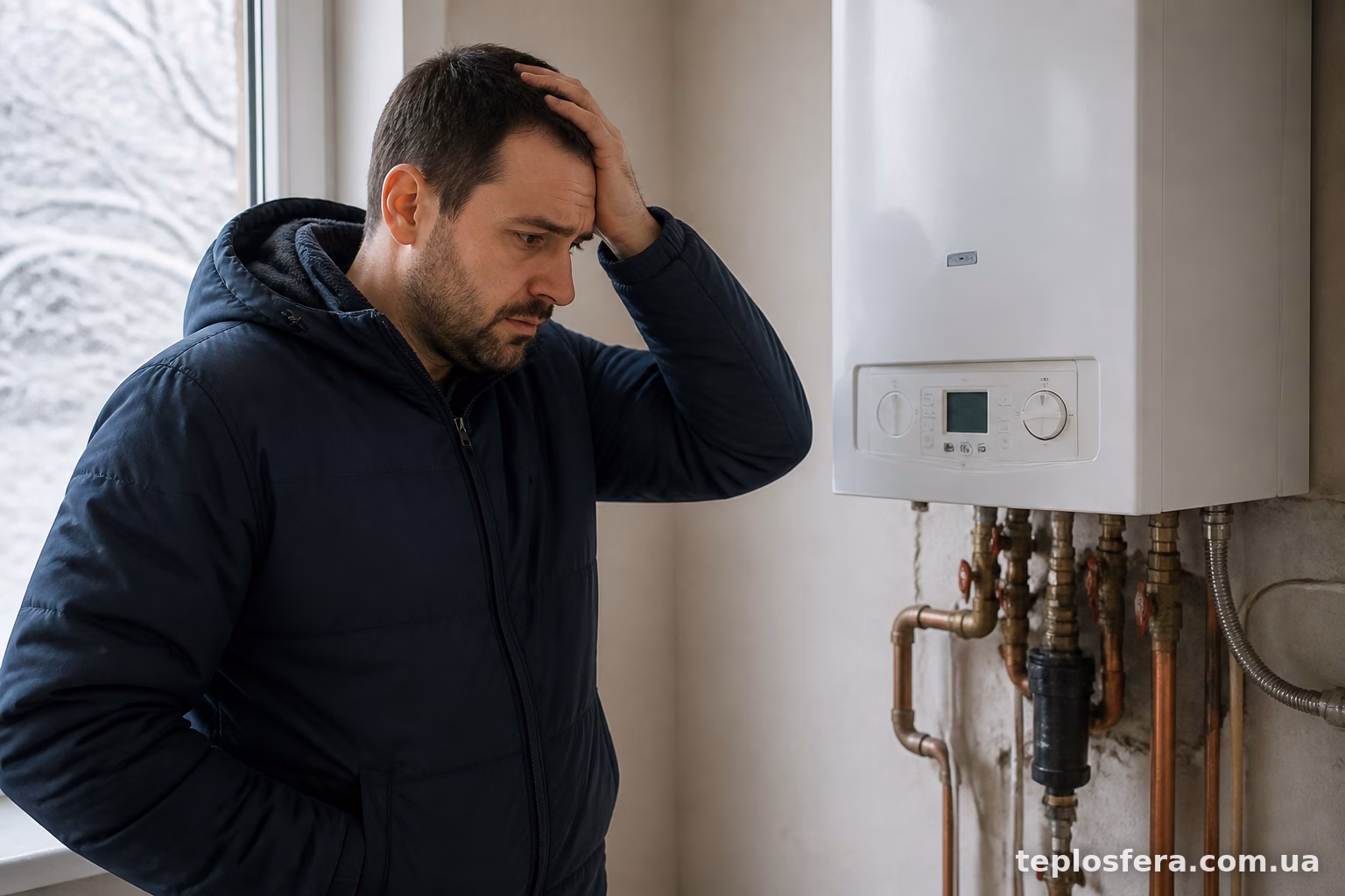 Забитий чи обмерзлий димохід