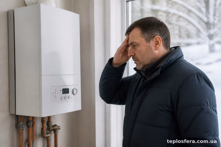 Замерзання уличного датчика температури